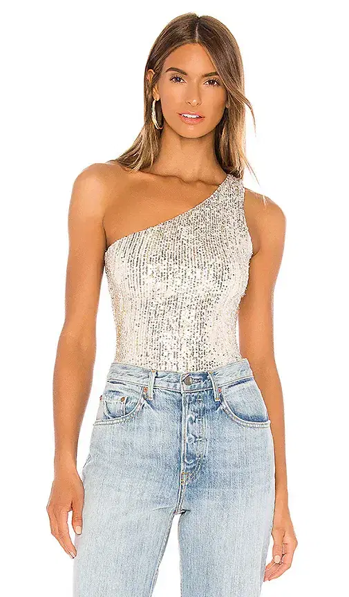 superdown Remi One Shoulder Bodysuit