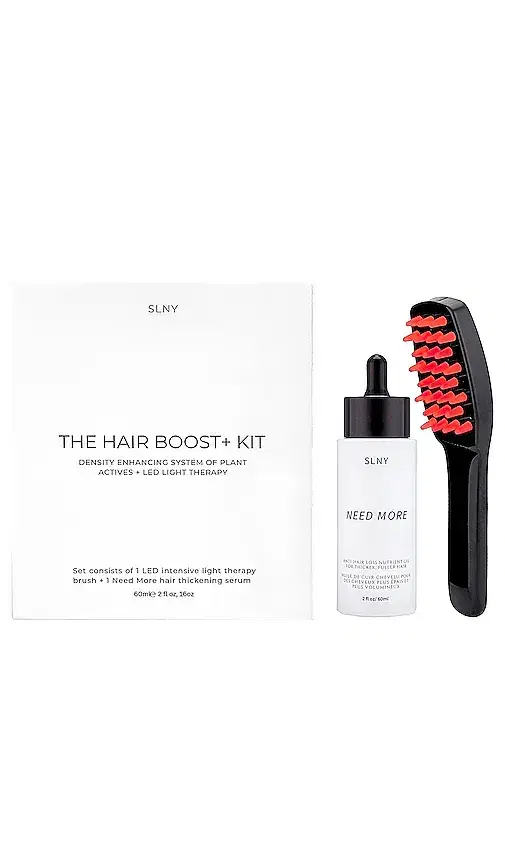 Solaris Laboratories NY Intensive LED Hair Growth Brush & Need More Anti-Hair Loss Serum Treatment Set