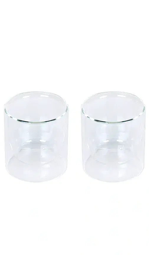 YIELD Double-wall Glass 6oz Set In Clear