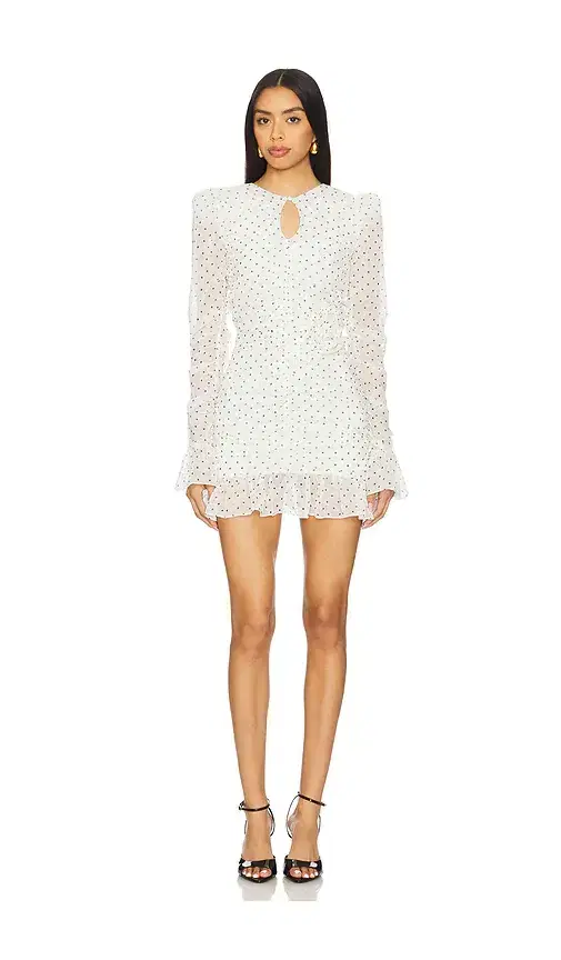 ROTATE Printed Long Sleeve Dress