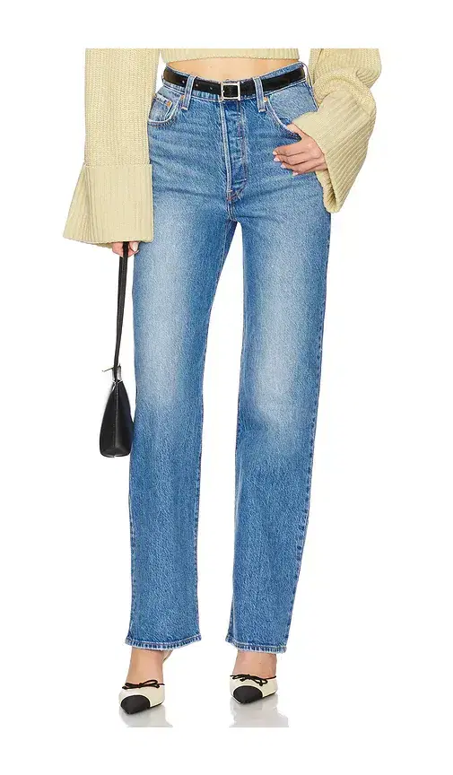 LEVI'S Ribcage Full Length Jeans