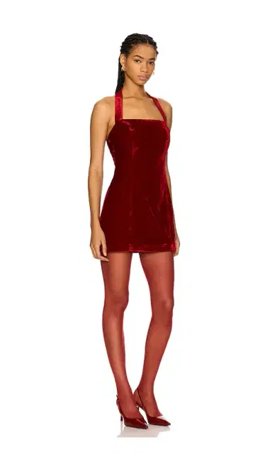 Lovers and Friends Vivica Velvet Mini Dress | Thumbnail 2