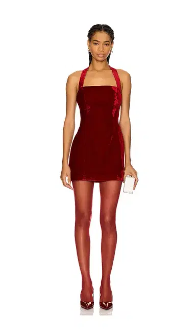Lovers and Friends Vivica Velvet Mini Dress | Thumbnail 1