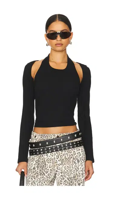LIONESS Sculpted Long Sleeve Tank | Thumbnail 1 LIONESS Sculpted Long Sleeve Tank | Thumbnail 1