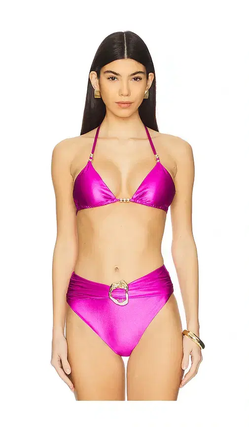 PatBO Groovy Bikini Top