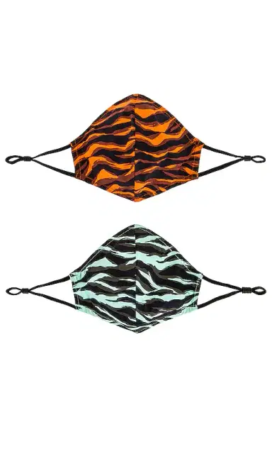 Jonathan Simkhai Standard Printed Cotton Pack of 2 Masks | Thumbnail 2 Jonathan Simkhai Standard Printed Cotton Pack of 2 Masks | Thumbnail 2