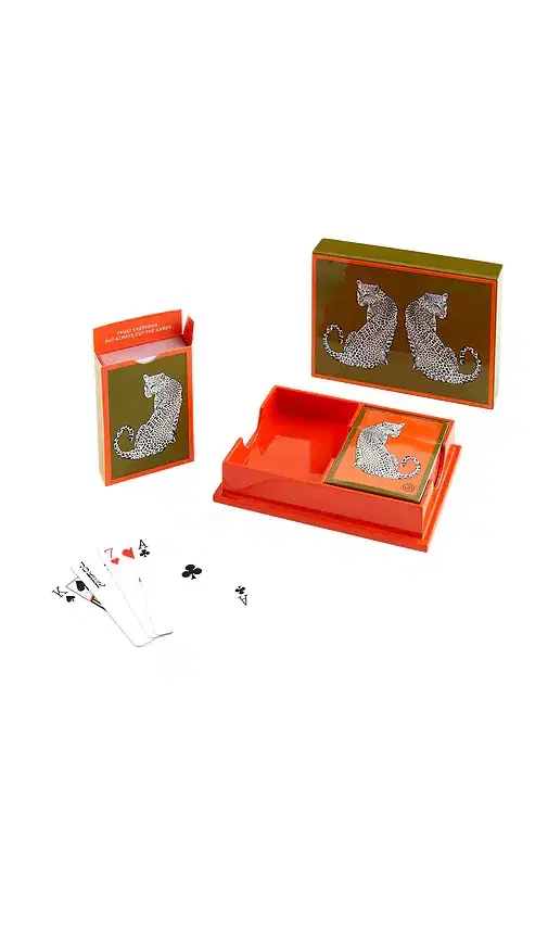 Jonathan Adler Leopard Lacquer Card Set