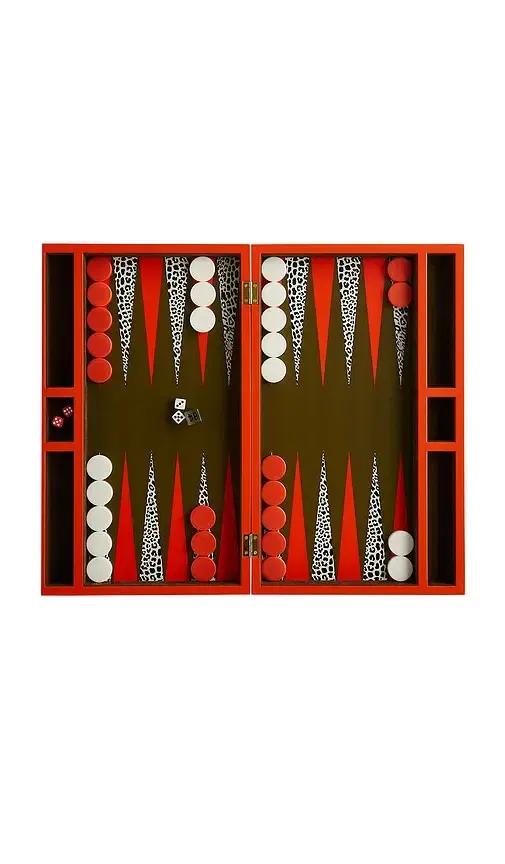 Jonathan Adler Leopard Backgammon Set