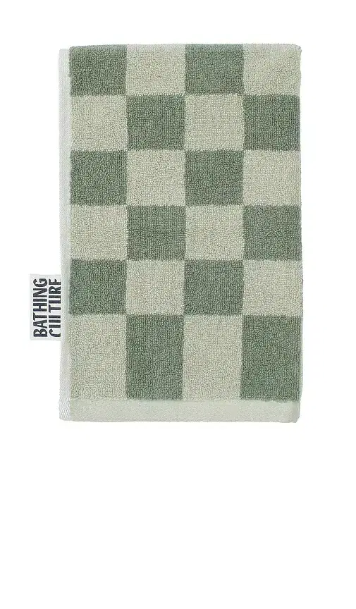 Bathhouse Check Organic Hand Towel
