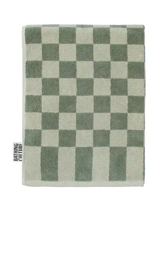 Bathhouse Check Organic Body Towel