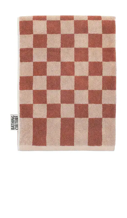 Bathhouse Check Organic Body Towel