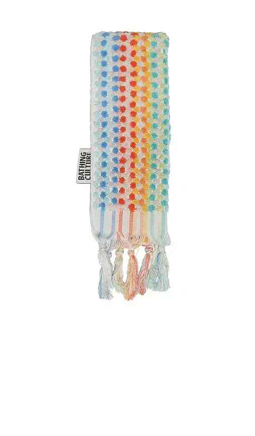 Bathing Culture Cosmic Rainbow Organic Hand Towel