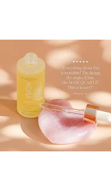 KORA Organics Rose Quartz Heart Facial Sculptor | Thumbnail 2 KORA Organics Rose Quartz Heart Facial Sculptor | Thumbnail 2