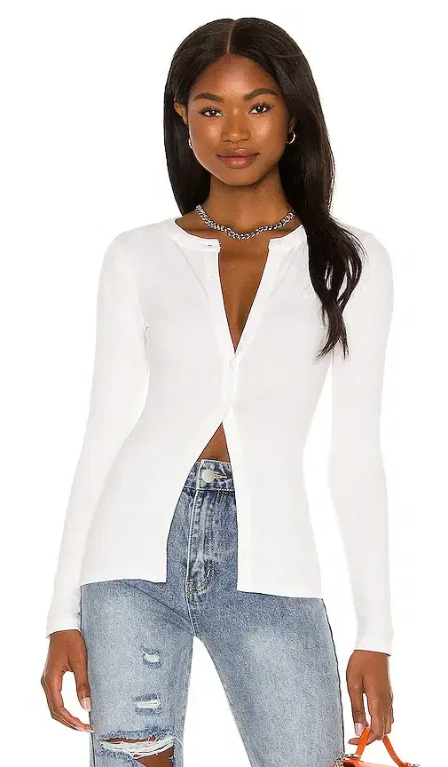 superdown Sasha Button Top