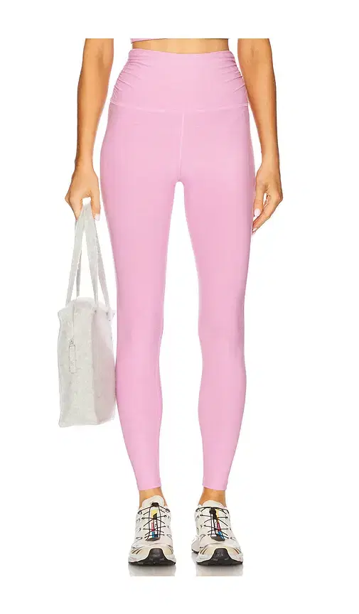 Beyond Yoga Spacedye Raise The Barre Shirred Legging