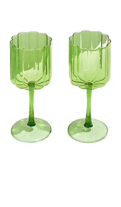 Fazeek Wave Wine Glasses Set of 2