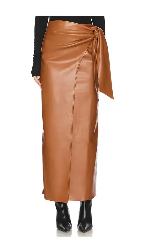 ALL THE WAYS Kassidy Faux Leather Skirt