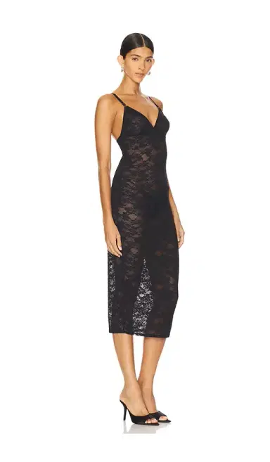 Fleur du Mal Le Stretch Lace Slip Dress | Thumbnail 2 Fleur du Mal Le Stretch Lace Slip Dress | Thumbnail 2