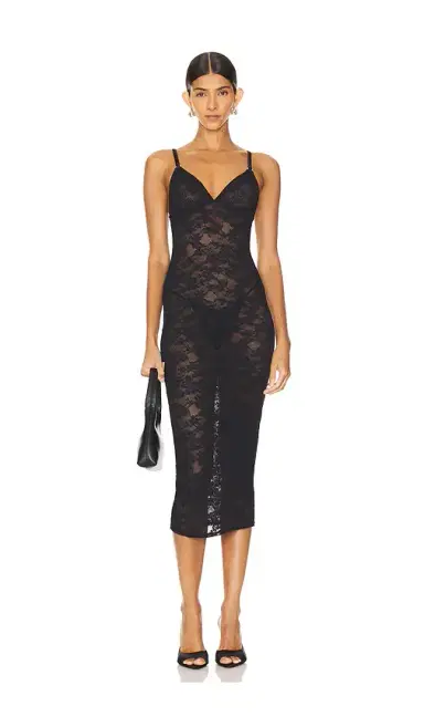Fleur du Mal Le Stretch Lace Slip Dress | Thumbnail 1 Fleur du Mal Le Stretch Lace Slip Dress | Thumbnail 1