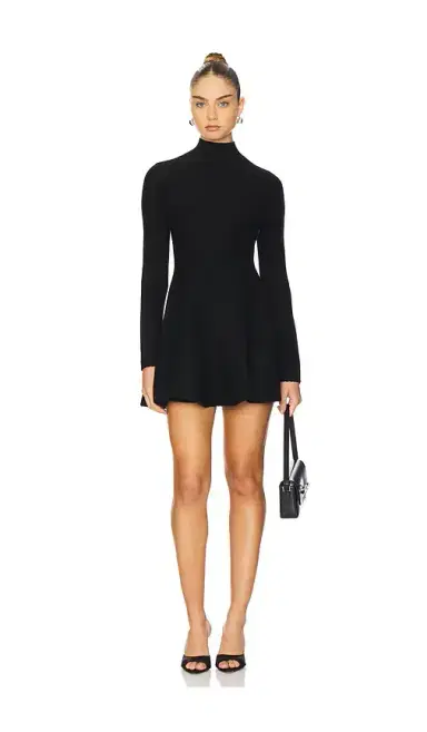Fleur du Mal Knit Long Sleeve Corset Dress | Thumbnail 1