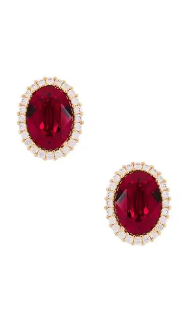 Anton Heunis Omega Clasp Oval Stud | Thumbnail 1 Anton Heunis Omega Clasp Oval Stud | Thumbnail 1