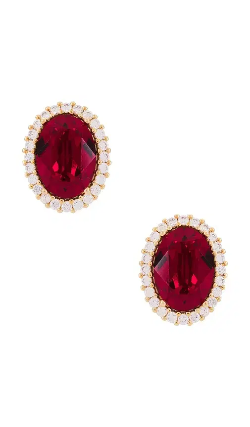 Anton Heunis Omega Clasp Oval Stud