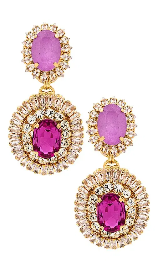 Anton Heunis Fuchsia Spectrum Oval Disc Chandelier
