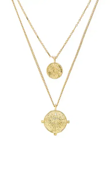 Luv AJ x REVOLVE The Double Coin Charm Necklace | Thumbnail 2 Luv AJ x REVOLVE The Double Coin Charm Necklace | Thumbnail 2