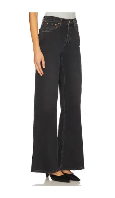 RE/DONE Originals High Rise Wide Leg Jeans | Thumbnail 2 RE/DONE Originals High Rise Wide Leg Jeans | Thumbnail 2