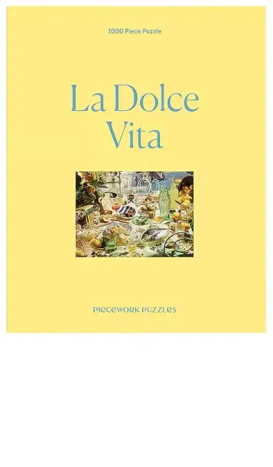 Piecework La Dolce Vita 1,000 Piece Puzzle | Thumbnail 1 Piecework La Dolce Vita 1,000 Piece Puzzle | Thumbnail 1