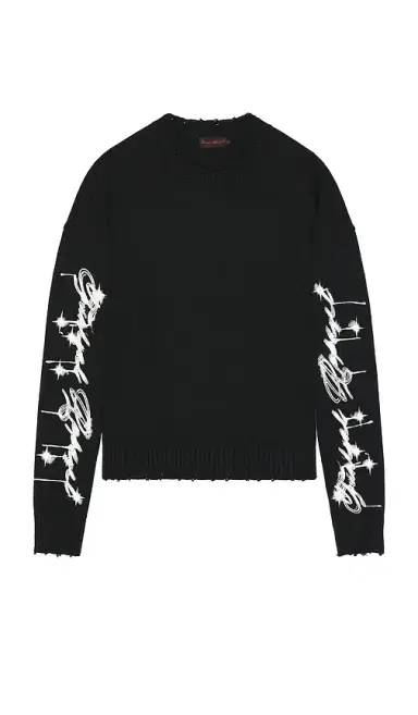 Funeral Apparel Dripped Logo Sweater | Thumbnail 1
