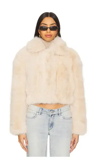 BLANKNYC Crop Faux Fur Jacket | Thumbnail 2 BLANKNYC Crop Faux Fur Jacket | Thumbnail 2