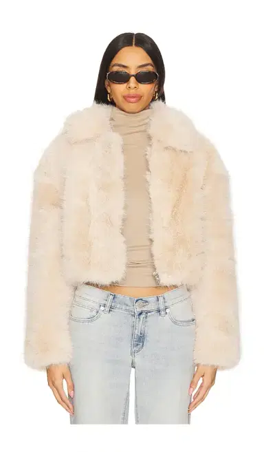 BLANKNYC Crop Faux Fur Jacket | Thumbnail 1 BLANKNYC Crop Faux Fur Jacket | Thumbnail 1