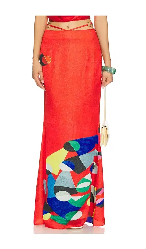 Yellow The Label Athena Ring Skirt