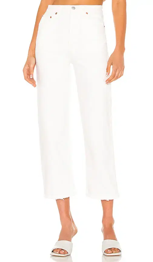 LEVI'S Ribcage Straight Ankle Jeans
