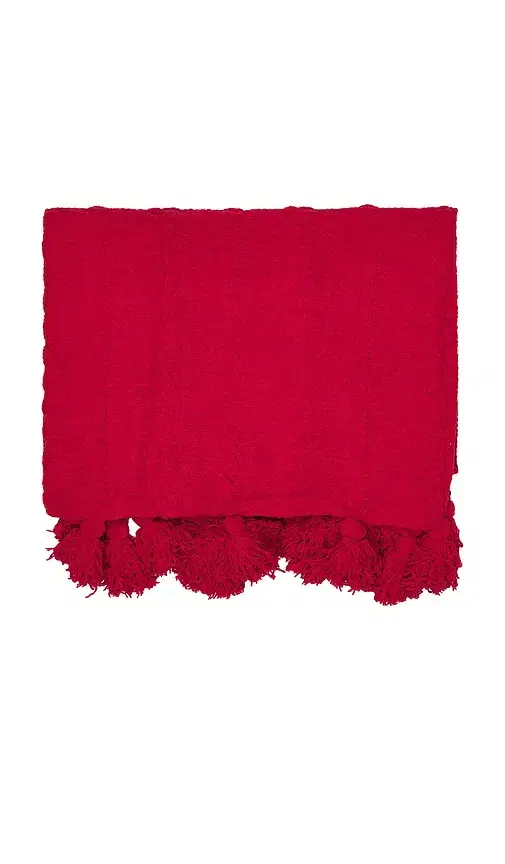 Sunday Citizen Braided Pom Pom Throw