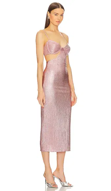 Michael Costello x REVOLVE Yvonne Midi Dress | Thumbnail 2