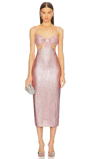 Michael Costello x REVOLVE Yvonne Midi Dress | Thumbnail 1