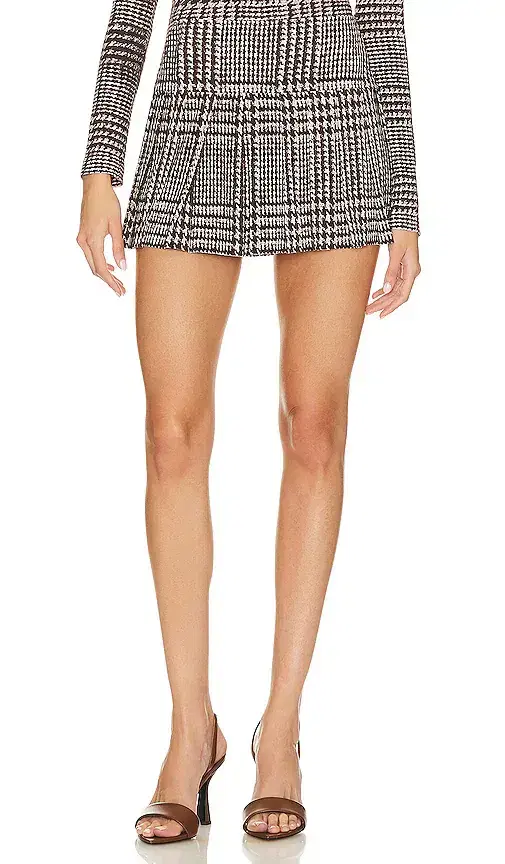 Norma Kamali Pleated Micro Skirt