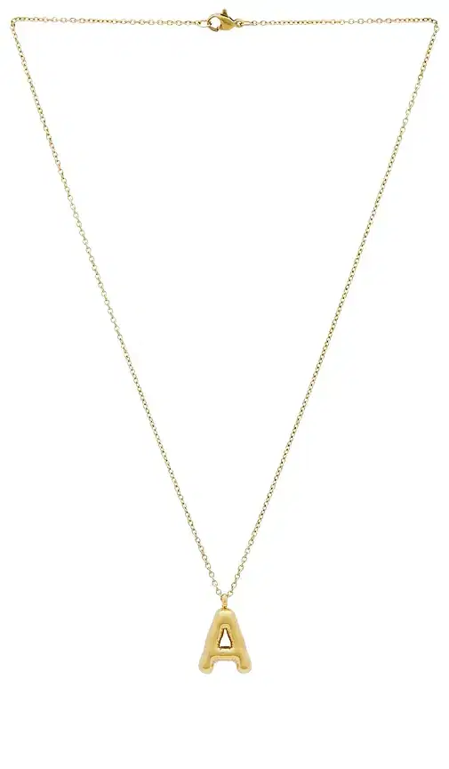 petit moments Bubble Initial Necklace