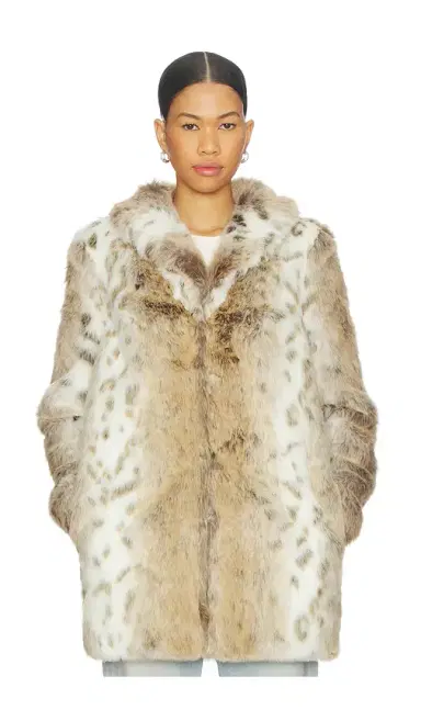 MAJORELLE Tatiana Faux Fur Coat | Thumbnail 2
