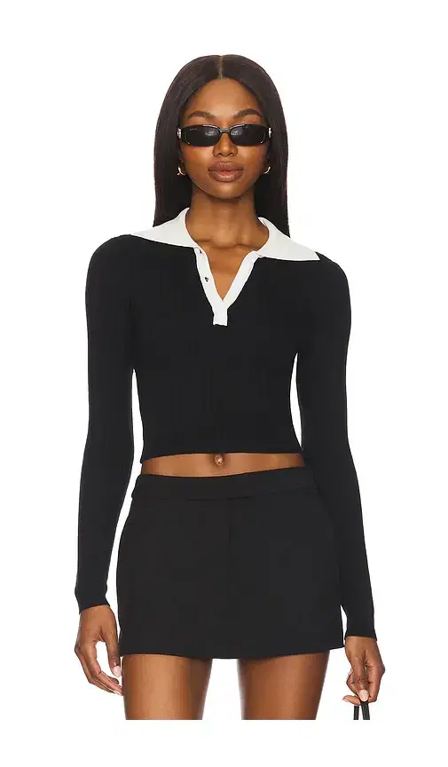 ALL THE WAYS Helena Polo Sweater