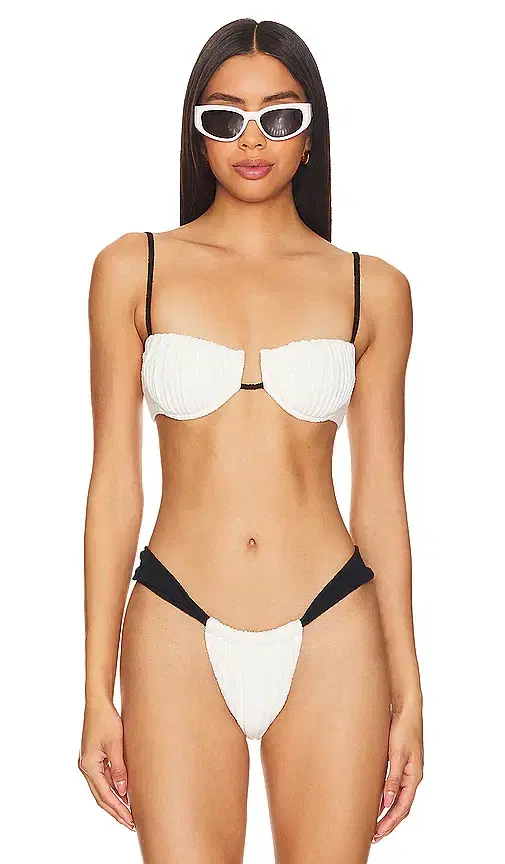 Montce X Olivia Culpo Petal Bikini Top