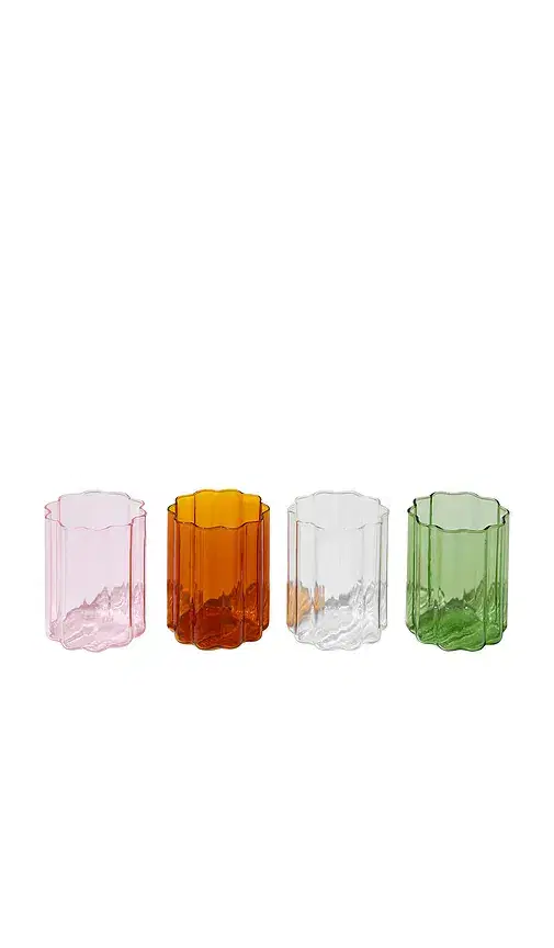 Fazeek Wave Glass Set Of 4