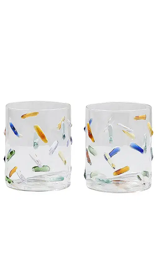 Confetti Glasses Set Of 2