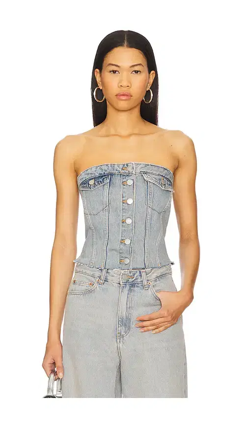 Dr. Denim Carli Denim Tube Top