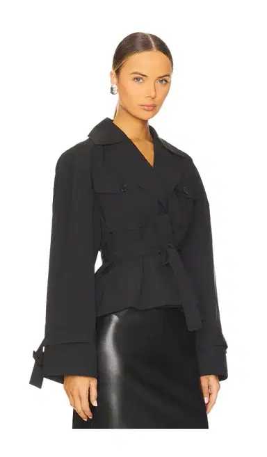LAMARQUE Quinn Cropped Trenchcoat | Thumbnail 2 LAMARQUE Quinn Cropped Trenchcoat | Thumbnail 2