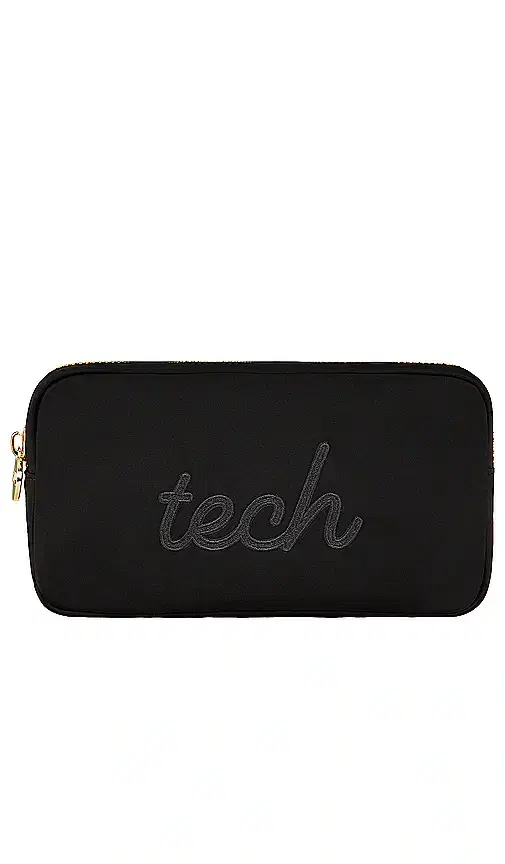 Stoney Clover Lane Noir Tech Embroidered Small Pouch