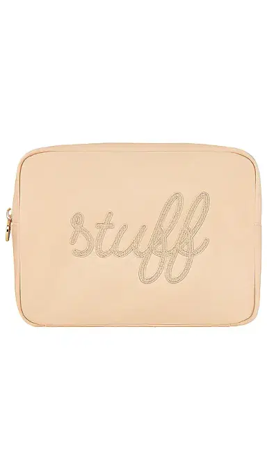 Stoney Clover Lane Sand Stuff Embroidered Large Pouch | Thumbnail 1