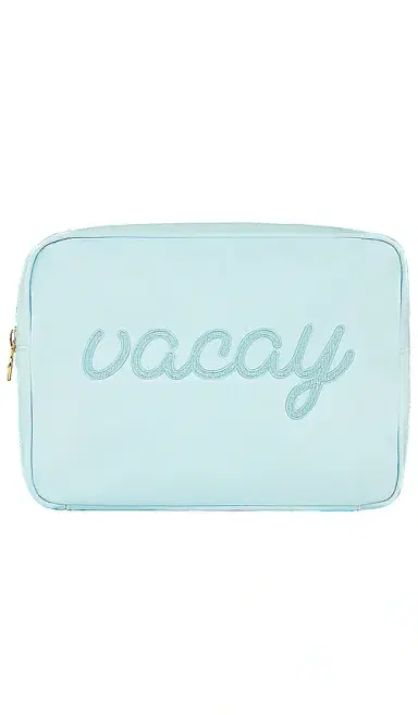 Stoney Clover Lane Sky Vacay Embroidered Large Pouch | Thumbnail 1